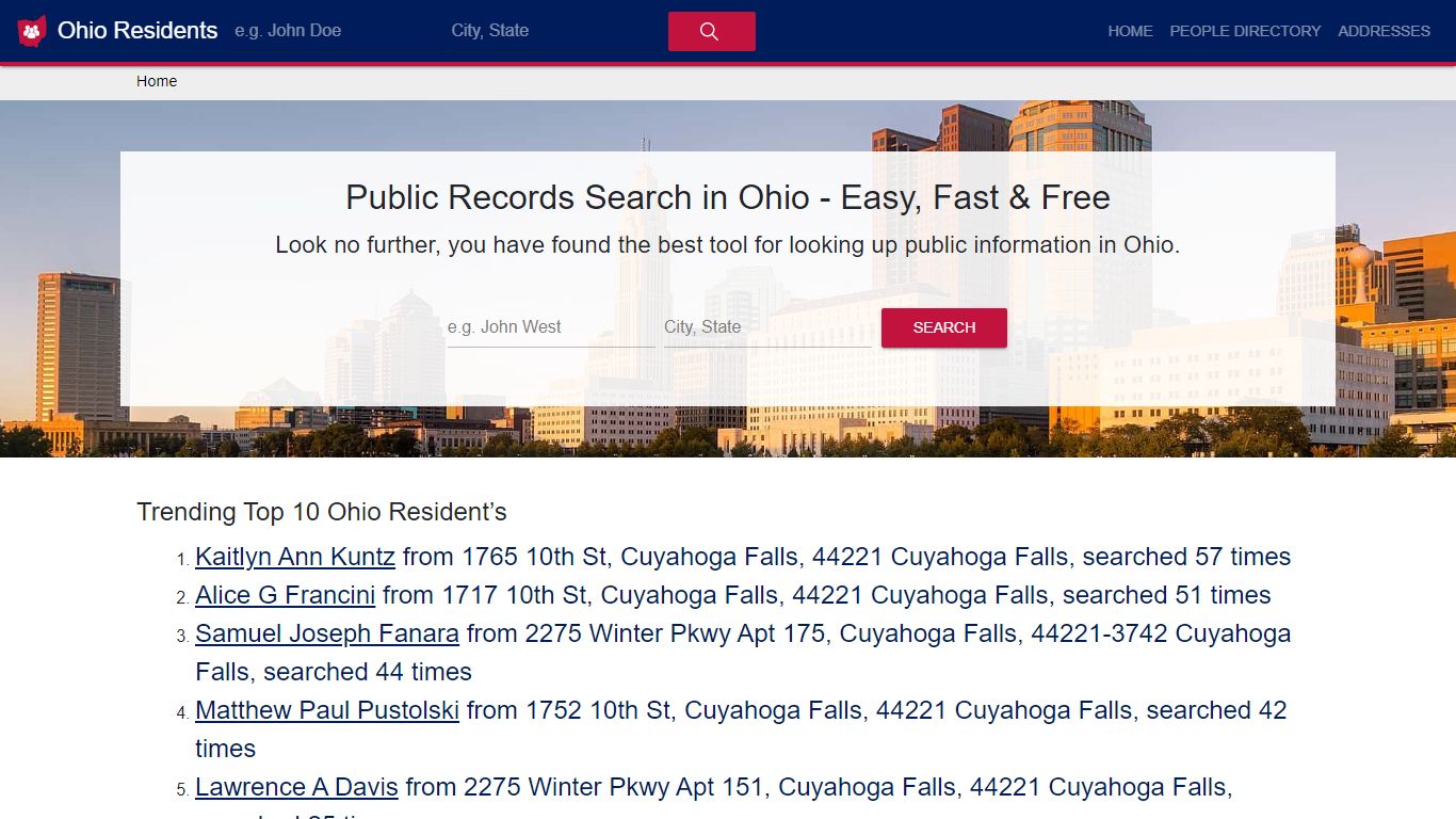 People Search | Find Ohio Residents Online - ohioresidentdatabase.com
